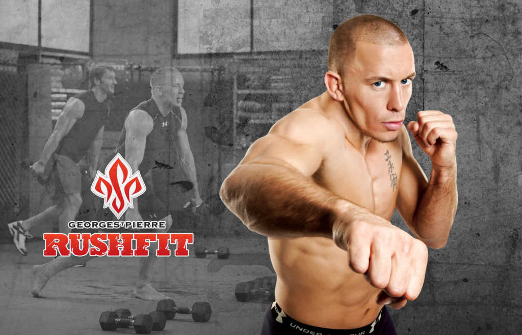Rushfit With Georges St Pierre Myron Advertising Design Images, Photos, Reviews